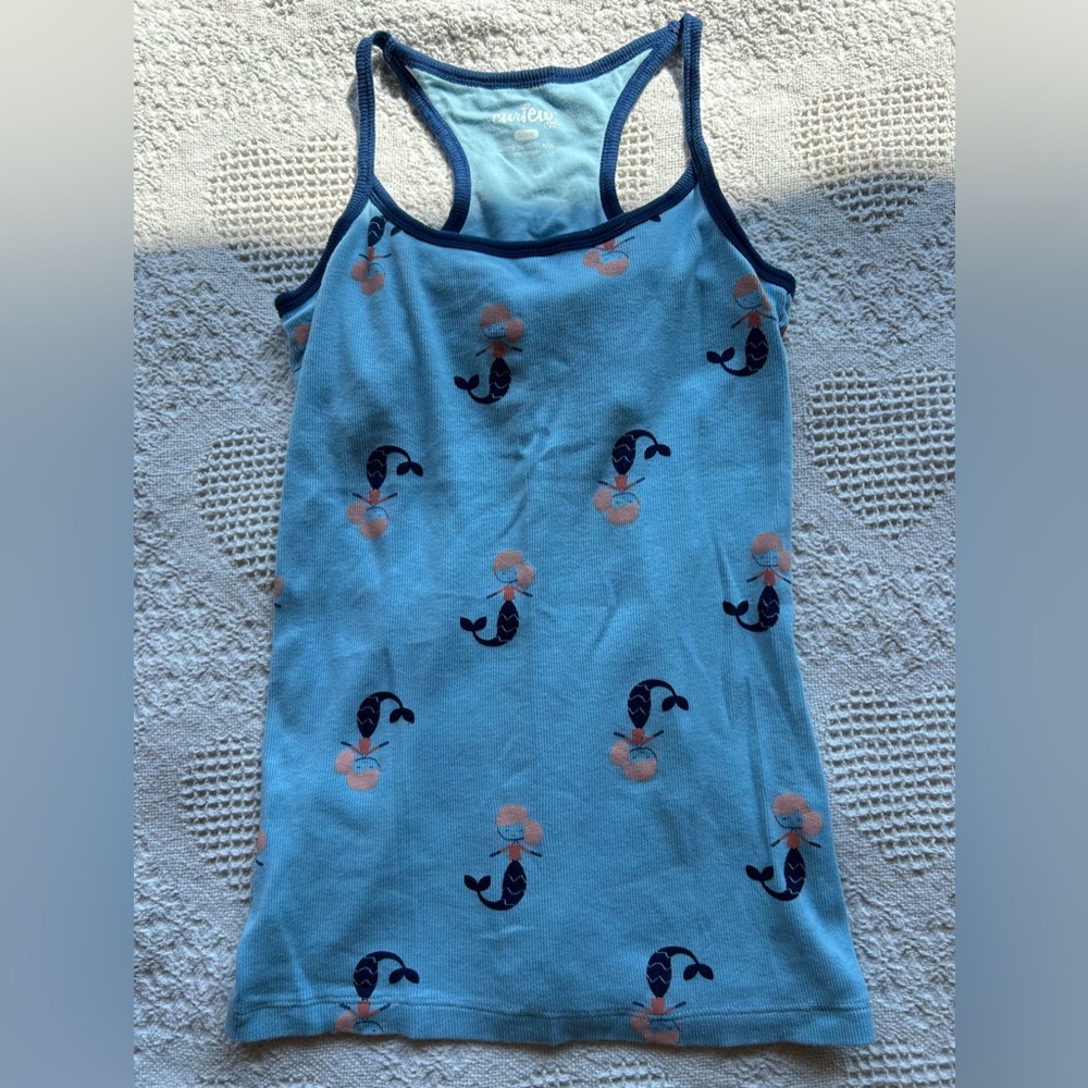 Curfew Blue Mermaid Kids Camisole